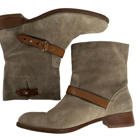 Coach Amy slate suede western boot size 9 - Picture 2 of 10